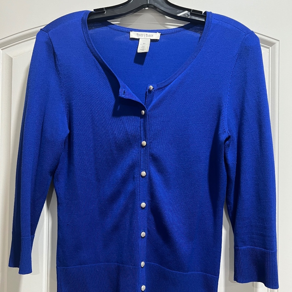 Royal blue cardigan
